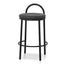 65cm Fabric Bar Stool - Charcoal Grey (Set of 2)