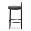 65cm Fabric Bar Stool - Charcoal Grey (Set of 2)
