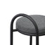 65cm Fabric Bar Stool - Charcoal Grey (Set of 2)