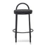 65cm Bar Stool - Black Boucle (Set of 2)