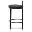 65cm Bar Stool - Black Boucle (Set of 2)