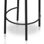 65cm Bar Stool - Black Boucle (Set of 2)