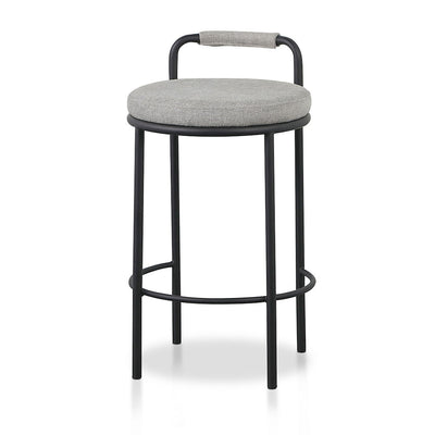 65cm Bar Stool - Coastal Light Grey (Set of 2)