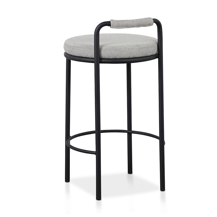 65cm Bar Stool - Coastal Light Grey (Set of 2)