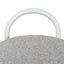 65cm White Frame Bar Stool - Clay Grey (Set of 2)
