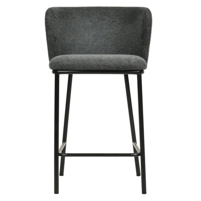 65cm Bar Stool - Charcoal Grey (Set of 2)