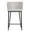 65cm Bar Stool - Coastal Light Grey (Set of 2)