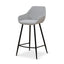 68cm Fabric Bar Stool - Spec Grey - (Set of 2)