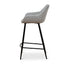 68cm Fabric Bar Stool - Spec Grey - (Set of 2)