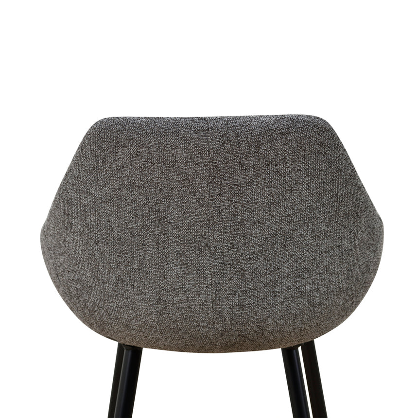 68cm Fabric Bar Stool - Spec Charcoal - (Set of 2)