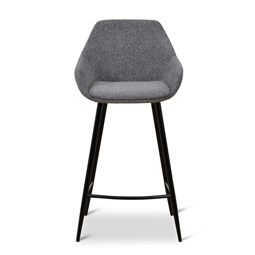 68cm Fabric Bar Stool - Spec Charcoal - (Set of 2)