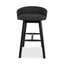 65cm Bar Stool - Full Black