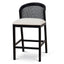 Black Elm Barstool - Dawn Beige