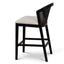 Black Elm Barstool - Dawn Beige