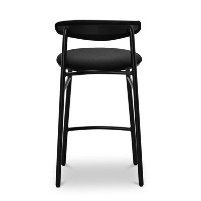 65cm Bar Stool - Full Black (Set of 2)