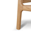 67cm Natural Bar Stool - Mocha Brown