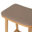 67cm Natural Bar Stool - Mocha Brown