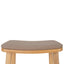 67cm Natural Bar Stool - Mocha Brown