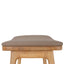 67cm Natural Bar Stool - Mocha Brown