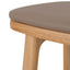 67cm Natural Bar Stool - Mocha Brown