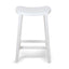 62cm Bar Stool - White