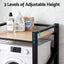 Over Washing Machine Rack Laundry Shelf Space Saver 75cm Black