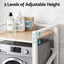 Over Washing Machine Rack Laundry Shelf Space Saver 75cm White