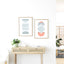 Set of 2 50x70cm Poster Photo Frames