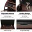 2x Shoe Bench Set Flip Drawer Walnut