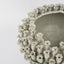 Flower Vase with Wide Open Top White