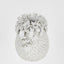 Pineapple Ceramic Vase Medium White