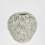 Brain Coral Ceramic Vase White