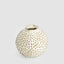 Spiked Egg Ceramic Vase Natural