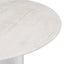 Nested Travertine Coffee Table - White