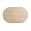 1.2m Oval Travertine Coffee Table - Natural