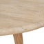 1.2m Oval Travertine Coffee Table - Natural