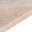 100cm Travertine Coffee Table - Walnut