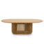 1.3m Oval Coffee Table - Natural