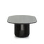 1.3m Oval Coffee Table - Black Stain