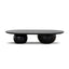 1.3m Elm Coffee Table - Full Black