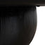1.3m Elm Coffee Table - Full Black