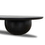 1.3m Elm Coffee Table - Full Black