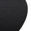 1.3m Elm Coffee Table - Full Black