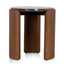 Nested Rosso Levanto Marble Coffee Table - Walnut