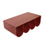 1.1cm Coffee Table - Burgundy Red
