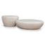 Nested Coffee Table - Ivory Beige