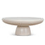 80cm Round Coffee Table - Ivory Beige