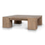 1.1m Elm Square Coffee Table - Natural