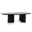 1.09m Freeform Coffee Table - Full Black