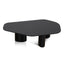 1.09m Freeform Coffee Table - Full Black